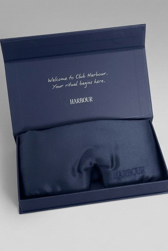 Blackout Sleeping Mask 100% Silk - Harbour