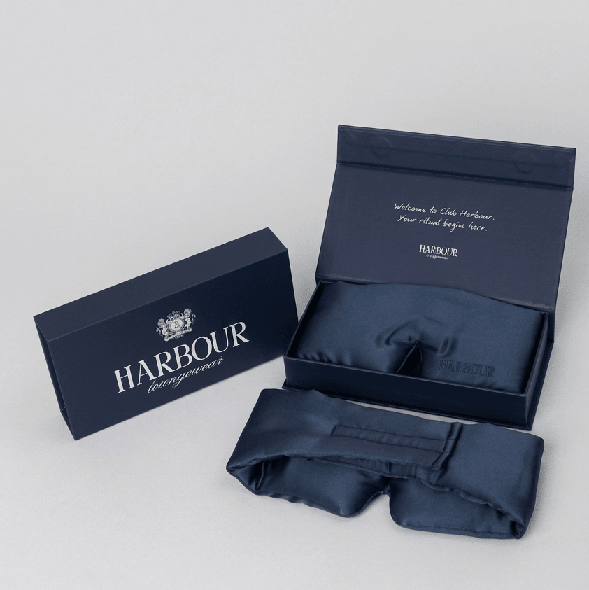 Blackout Sleeping Mask 100% Silk - Harbour