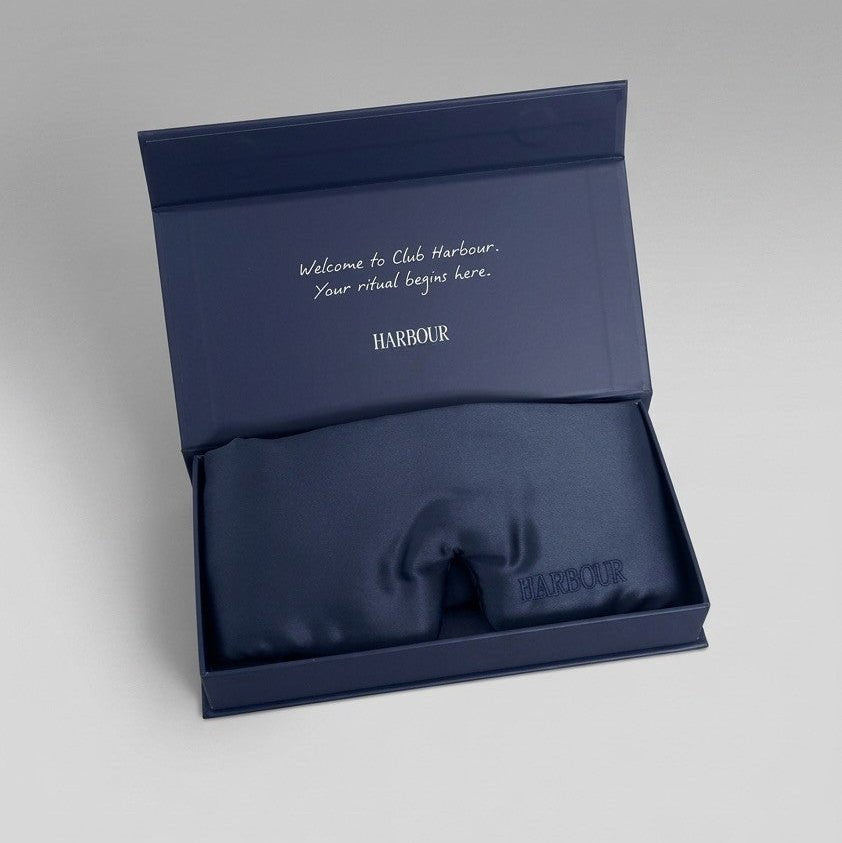 Blackout Sleeping Mask 100% Silk - Harbour